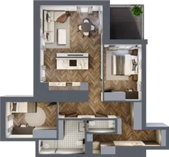 3 pokoje, apartament 74,68 m², piętro 2, oferta nr 1, Północna 31, Lublin, Śródmieście, Czechów Południowy, ul. Północna 31