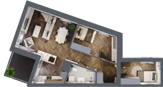 3 pokoje, apartament 60,04 m², piętro 3, oferta nr 20, Północna 31, Lublin, Śródmieście, Czechów Południowy, ul. Północna 31