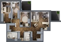 4 pokoje, apartament 104,68 m², piętro 13, oferta nr 112, Północna 31, Lublin, Śródmieście, Czechów Południowy, ul. Północna 31
