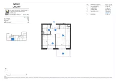 2 pokoje, mieszkanie 40,69 m², piętro 2, oferta nr 13, Choiny 3 Budynek B2, Lublin, Czechów Północny, ul. Choiny 3