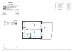 2 pokoje, mieszkanie 48,05 m², parter, oferta nr 36, Choiny 3 Budynek B2, Lublin, Czechów Północny, ul. Choiny 3
