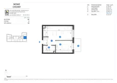 2 pokoje, mieszkanie 48,14 m², piętro 2, oferta nr 50, Choiny 3 Budynek B2, Lublin, Czechów Północny, ul. Choiny 3