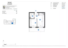 2 pokoje, mieszkanie 37,46 m², piętro 3, oferta nr 59, Choiny 3 Budynek B2, Lublin, Czechów Północny, ul. Choiny 3