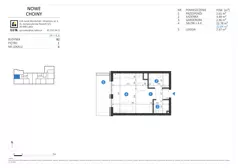 1 pokój, mieszkanie 32,84 m², piętro 1, oferta nr 6, Choiny 3 Budynek B2, Lublin, Czechów Północny, ul. Choiny 3