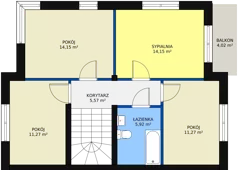 Dom 123,02 m², oferta nr 1D, Osiedle Białołęcka 327, Warszawa, Białołęka, Brzeziny, ul. Białołęcka 327