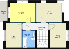 Dom 123,02 m², oferta nr 6D, Osiedle Białołęcka 327, Warszawa, Białołęka, Brzeziny, ul. Białołęcka 327