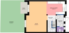 Dom 123,02 m², oferta nr 7C, Osiedle Białołęcka 327, Warszawa, Białołęka, Brzeziny, ul. Białołęcka 327