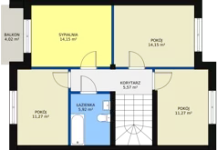 Dom 123,02 m², oferta nr 7C, Osiedle Białołęcka 327, Warszawa, Białołęka, Brzeziny, ul. Białołęcka 327