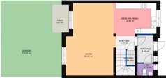 Dom 123,02 m², oferta nr 9C, Osiedle Białołęcka 327, Warszawa, Białołęka, Brzeziny, ul. Białołęcka 327