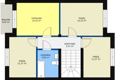 Dom 123,02 m², oferta nr 9C, Osiedle Białołęcka 327, Warszawa, Białołęka, Brzeziny, ul. Białołęcka 327