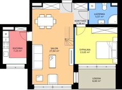 3 pokoje, mieszkanie 80,75 m², piętro 2, oferta nr M30, Ogrody Reymonta, Niemcz, ul. Władysława Reymonta