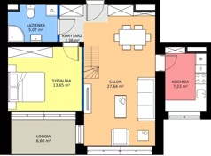 3 pokoje, mieszkanie 82,69 m², piętro 2, oferta nr M31, Ogrody Reymonta, Niemcz, ul. Władysława Reymonta