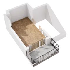 1 pokój, mieszkanie 60,55 m², piętro 2, oferta nr B1.B.06, Awionika, Gdańsk, Matarnia, ul. Radiowa