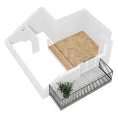 1 pokój, mieszkanie 63,25 m², piętro 2, oferta nr B1.B.08, Awionika, Gdańsk, Matarnia, ul. Radiowa