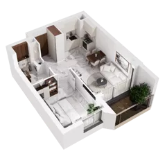 2 pokoje, mieszkanie 41,05 m², piętro 4, oferta nr A.5.2, GreenLine, Gdańsk, Piecki-Migowo, Matemblewo, ul. Rakoczego