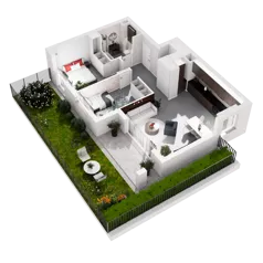 3 pokoje, mieszkanie 66,61 m², piętro 1, oferta nr 9.A.17, Urzeka - budynek 9, Gdańsk, Jasień, ul. Guderskiego / Czermińskiego