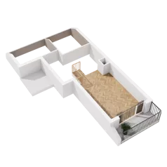 3 pokoje, mieszkanie 82,52 m², piętro 2, oferta nr B1.B.05, Awionika, Gdańsk, Matarnia, ul. Radiowa