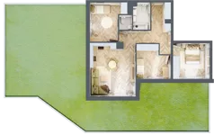 4 pokoje, mieszkanie 74,22 m², parter, oferta nr M.B10, 3 Wymiary Bronowice, Kraków, Prądnik Biały, Bronowice Wielkie, ul. Stelmachów