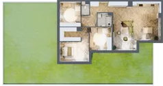 4 pokoje, mieszkanie 109,61 m², parter, oferta nr M.C09, 3 Wymiary Bronowice, Kraków, Prądnik Biały, Bronowice Wielkie, ul. Stelmachów