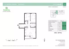 3 pokoje, mieszkanie 62,78 m², piętro 3, oferta nr B-19, Osiedle Lasówka, Kraków, Podgórze, Płaszów, ul. Lasówka 30D