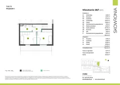 4 pokoje, mieszkanie 126,56 m², parter, oferta nr 3P/1, Skowronia, Kraków, Podgórze Duchackie, Wola Duchacka, ul. Skowronia