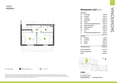 4 pokoje, mieszkanie 126,56 m², parter, oferta nr 3W/1, Skowronia, Kraków, Podgórze Duchackie, Wola Duchacka, ul. Skowronia