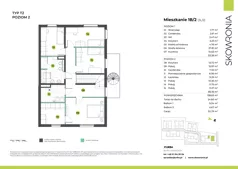 5 pokoi, mieszkanie 143,05 m², piętro 1, oferta nr 3L/2, Skowronia, Kraków, Podgórze Duchackie, Wola Duchacka, ul. Skowronia