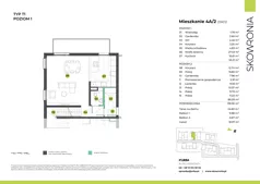 5 pokoi, mieszkanie 138,68 m², piętro 1, oferta nr 3W/2, Skowronia, Kraków, Podgórze Duchackie, Wola Duchacka, ul. Skowronia
