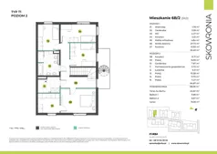 5 pokoi, mieszkanie 138,68 m², piętro 1, oferta nr 3X/2, Skowronia, Kraków, Podgórze Duchackie, Wola Duchacka, ul. Skowronia