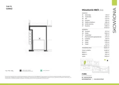 5 pokoi, mieszkanie 138,68 m², piętro 1, oferta nr 3X/2, Skowronia, Kraków, Podgórze Duchackie, Wola Duchacka, ul. Skowronia
