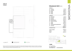 6 pokoi, mieszkanie 133,28 m², piętro 1, oferta nr 3N/2, Skowronia, Kraków, Podgórze Duchackie, Wola Duchacka, ul. Skowronia