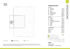 5 pokoi, mieszkanie 143,11 m², piętro 1, oferta nr 6A-2, Skowronia, Kraków, Podgórze Duchackie, Wola Duchacka, ul. Skowronia