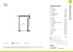 5 pokoi, mieszkanie 138,68 m², piętro 1, oferta nr 6A-2, Skowronia, Kraków, Podgórze Duchackie, Wola Duchacka, ul. Skowronia
