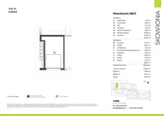 5 pokoi, mieszkanie 138,68 m², piętro 1, oferta nr 6B-2, Skowronia, Kraków, Podgórze Duchackie, Wola Duchacka, ul. Skowronia