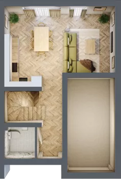 Dom 105,63 m², oferta nr D4.A, Południowy Zakątek, Mysłowice, ul. Białobrzeska