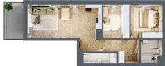 3 pokoje, mieszkanie 61,83 m², piętro 8, oferta nr A.8.02, Karliczka, Katowice, Giszowiec, ul. Karliczka