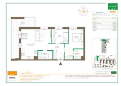 3 pokoje, mieszkanie 63,02 m², parter, oferta nr 123 F/F-7, Ostródzka 123 - Etap III, Warszawa, Białołęka, Brzeziny, ul. Ostródzka 123
