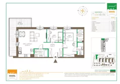 3 pokoje, mieszkanie 69,60 m², piętro 1, oferta nr 123 F/F-16, Ostródzka 123 - Etap III, Warszawa, Białołęka, Brzeziny, ul. Ostródzka 123