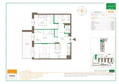 3 pokoje, mieszkanie 54,57 m², piętro 3, oferta nr 123 F/F-33, Ostródzka 123 - Etap III, Warszawa, Białołęka, Brzeziny, ul. Ostródzka 123