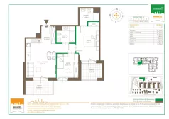 3 pokoje, mieszkanie 60,99 m², piętro 1, oferta nr 123 G/G-35, Ostródzka 123 - Etap III, Warszawa, Białołęka, Brzeziny, ul. Ostródzka 123