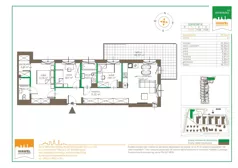 4 pokoje, mieszkanie 72,13 m², piętro 1, oferta nr 123 F/F-17, Ostródzka 123 - Etap III, Warszawa, Białołęka, Brzeziny, ul. Ostródzka 123