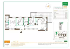 4 pokoje, mieszkanie 72,13 m², piętro 3, oferta nr 123 F/F-35, Ostródzka 123 - Etap III, Warszawa, Białołęka, Brzeziny, ul. Ostródzka 123