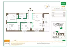 4 pokoje, mieszkanie 64,92 m², piętro 1, oferta nr 123 G/G-11, Ostródzka 123 - Etap III, Warszawa, Białołęka, Brzeziny, ul. Ostródzka 123