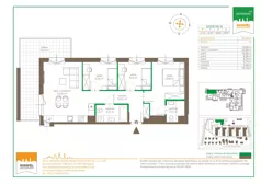 4 pokoje, mieszkanie 70,24 m², parter, oferta nr 123 G/G-32, Ostródzka 123 - Etap III, Warszawa, Białołęka, Brzeziny, ul. Ostródzka 123