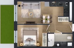 2 pokoje, mieszkanie 35,77 m², parter, oferta nr 123 F/F-42, Ostródzka 123 - Etap III, Warszawa, Białołęka, Brzeziny, ul. Ostródzka 123