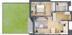 2 pokoje, mieszkanie 44,12 m², piętro 3, oferta nr Giserska 5/19, Panorama Ursus, Warszawa, Ursus, Szamoty, ul. Giserska 5
