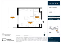 1 pokój, apartament inwestycyjny 23,98 m², parter, oferta nr B.0.2, Łacina Spot, Poznań, Rataje, Łacina, ul. Pleszewska 10