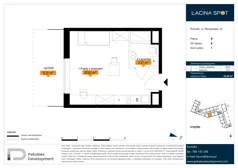 1 pokój, apartament inwestycyjny 24,20 m², parter, oferta nr B.0.6, Łacina Spot, Poznań, Rataje, Łacina, ul. Pleszewska 10
