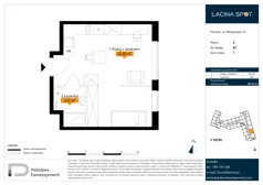 1 pokój, apartament inwestycyjny 30,13 m², piętro 2, oferta nr B.2.67, Łacina Spot, Poznań, Rataje, Łacina, ul. Pleszewska 10