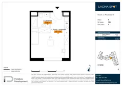 1 pokój, apartament inwestycyjny 24,30 m², piętro 4, oferta nr B.4.100, Łacina Spot, Poznań, Rataje, Łacina, ul. Pleszewska 10